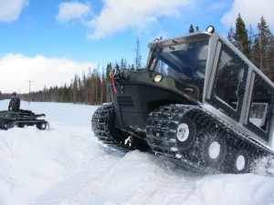 XTV vs. Snowmobile