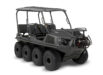 black Argo XTV with 8 wheels, roll-over protection bars, and roof