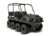 black Argo amphibious XTV with 8 wheels and roll-over protection bars