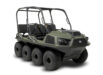 green and black Argo amphibious XTV with 8 wheels and roll-over protection bars