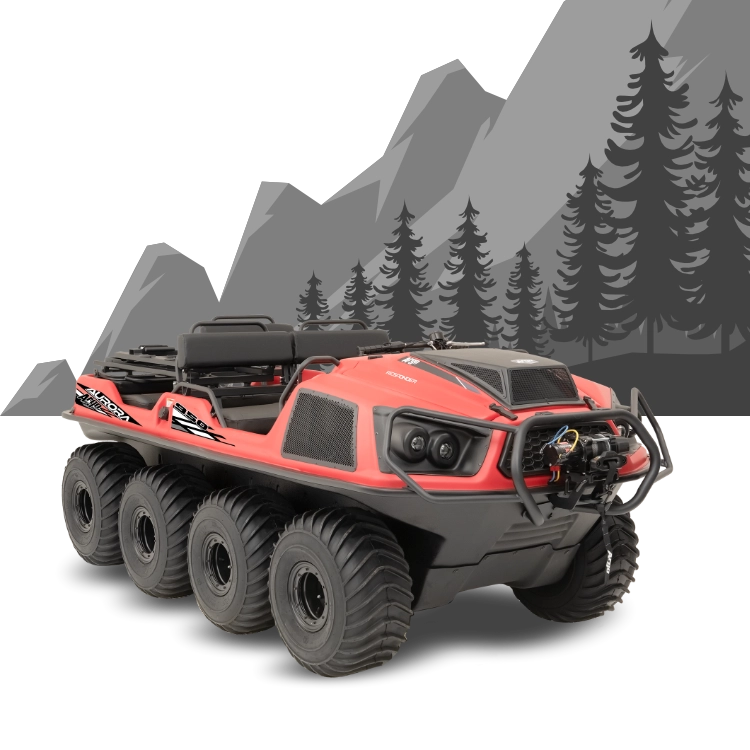 Argo Responder in front of rocky mountain background